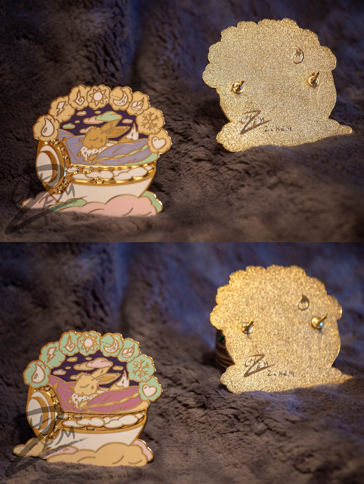 Eeevee Terrarium Enamel Pin