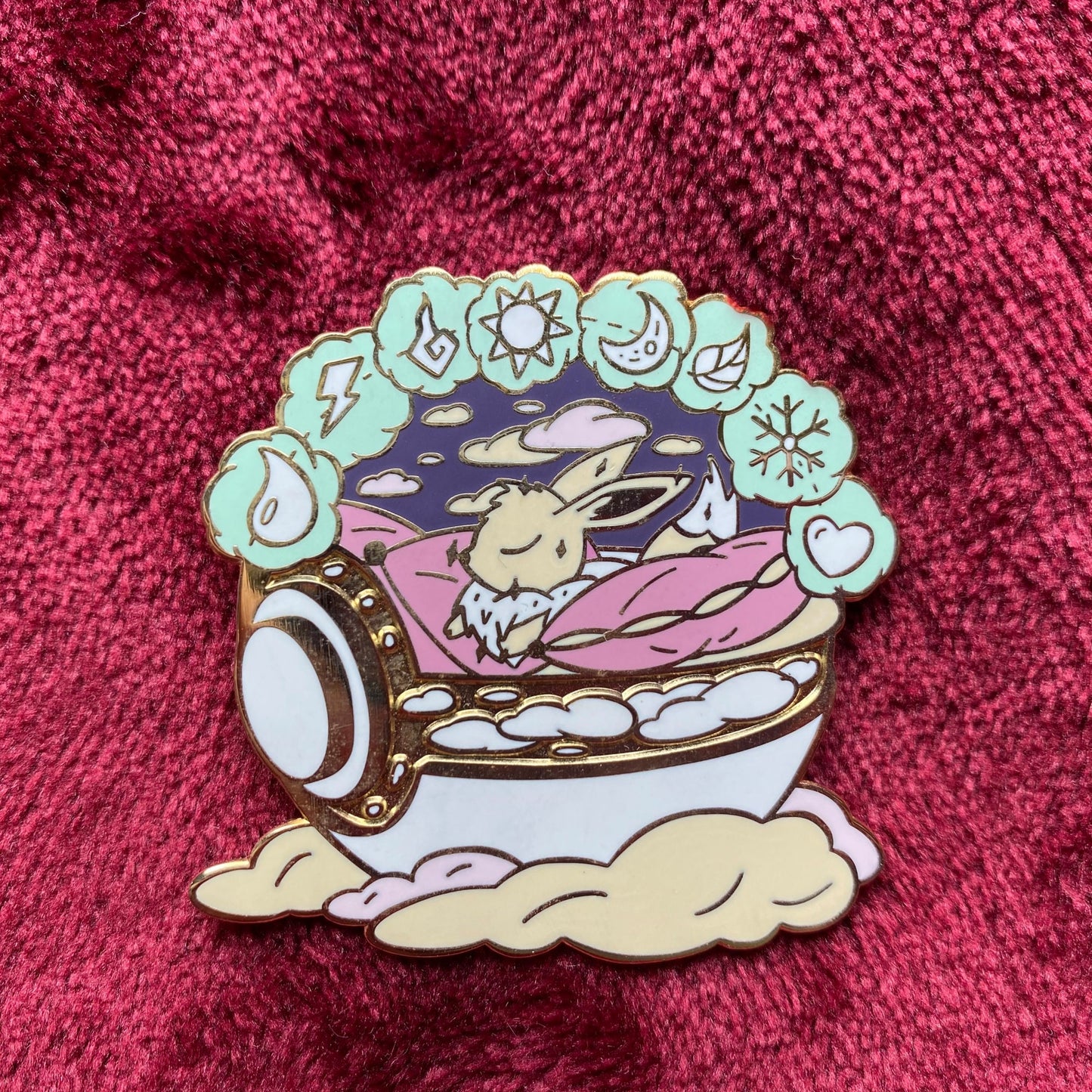 Eeevee Terrarium Enamel Pin