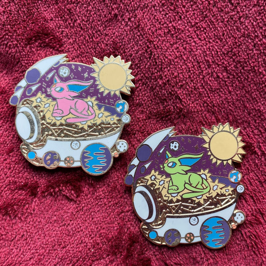 Espeon Terrarium Enamel Pin